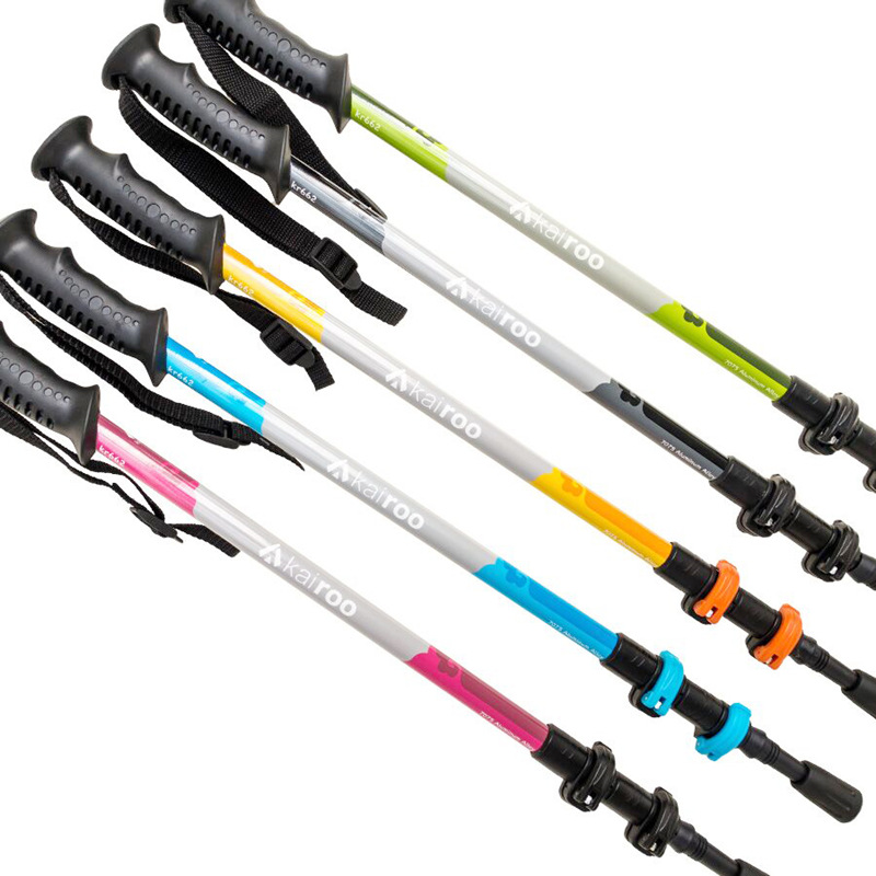 Outdoor hiking adjustable trekking pole