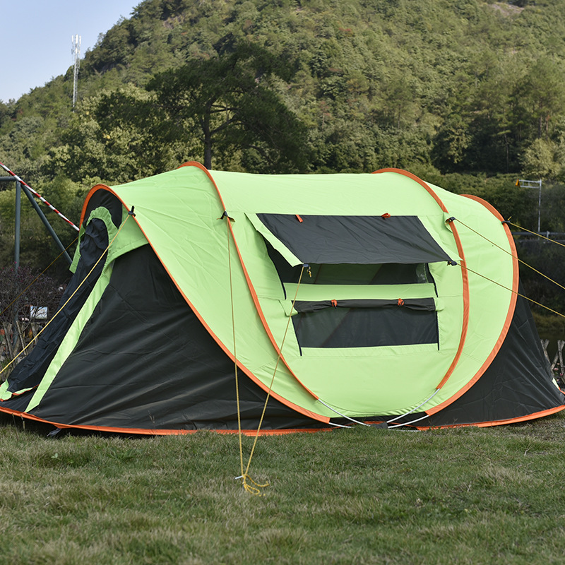 Outdoor camping 3-4 people wild rainproof tent 