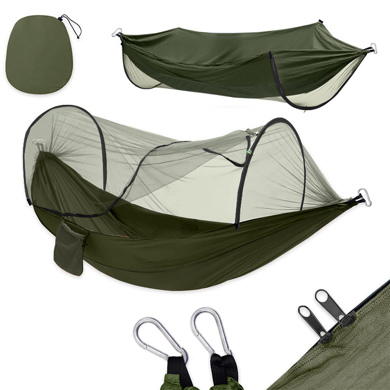 Outdoor Nylon Cloth Camping Mosquito Net Hammock