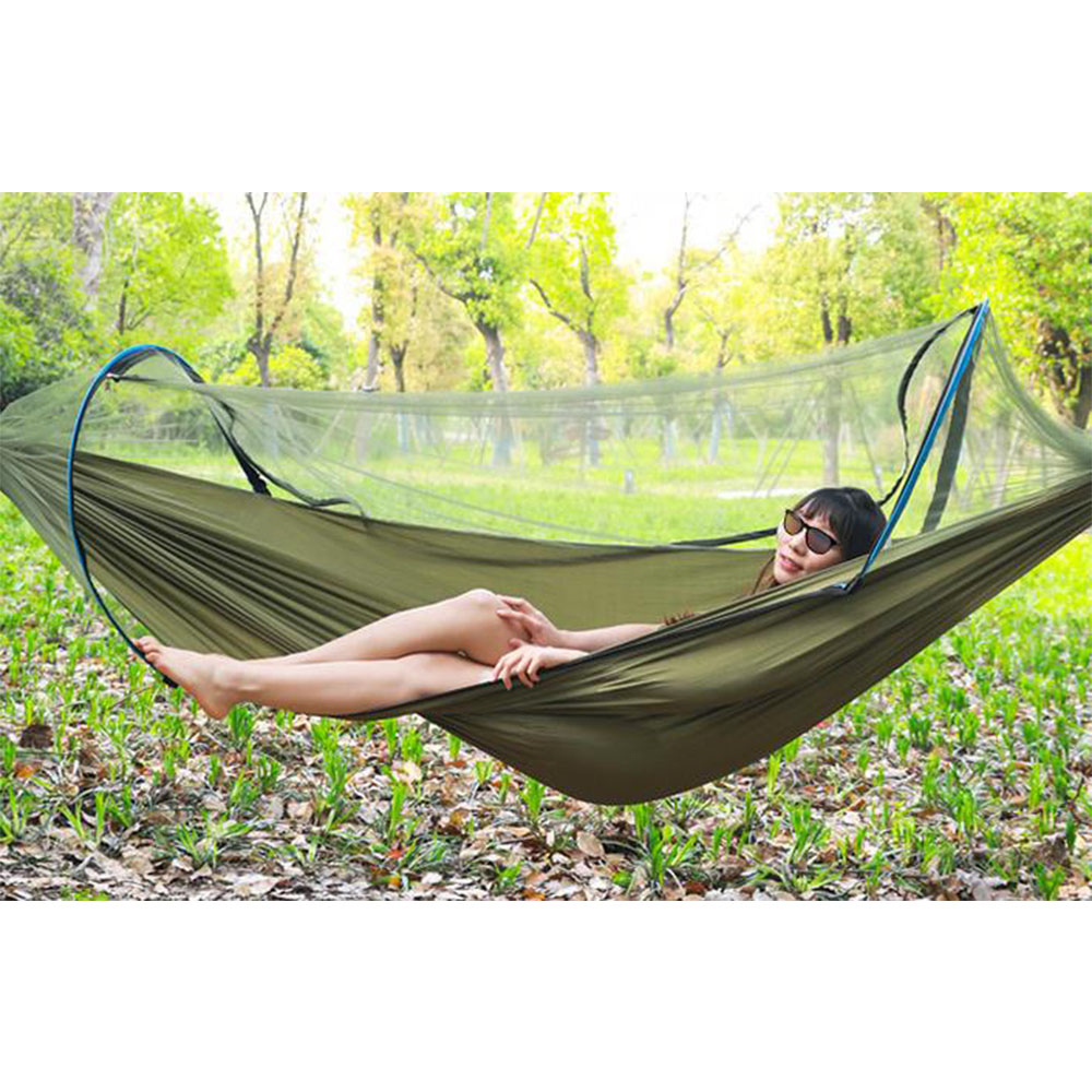 Outdoor Nylon Cloth Camping Mosquito Net Hammock