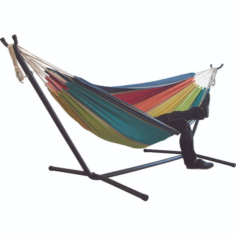 Portable Assembly Bracket Canvas Hammock