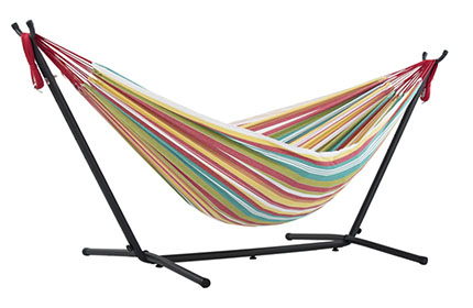 Portable Assembly Bracket Canvas Hammock