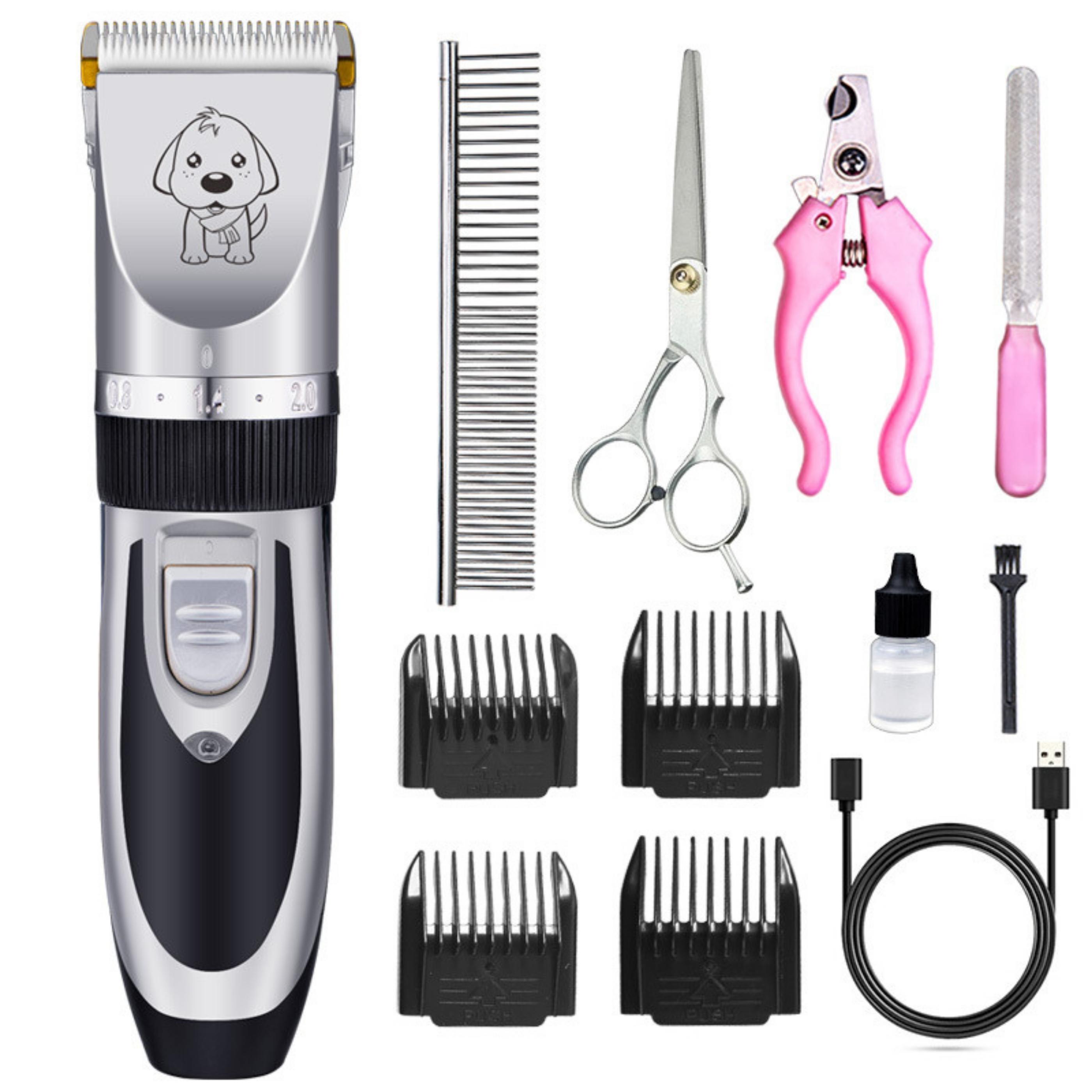 Rechargeable Cordless Dog Grooming Clippers Kit