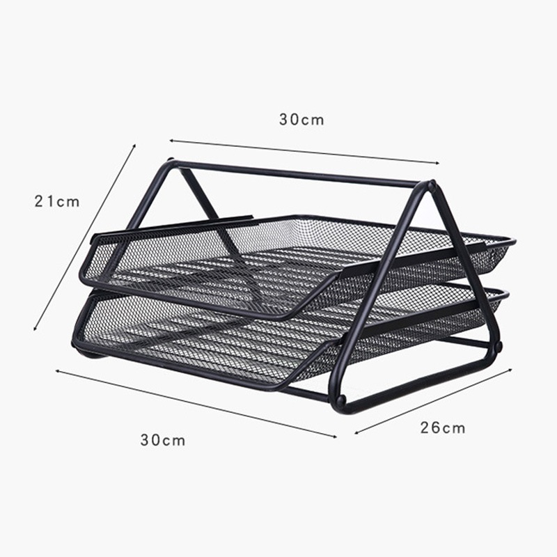 32 tier stackable desk file document letter tray 4