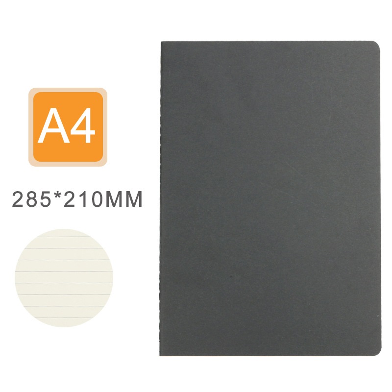 kraft brown cover lined paper notebooks 5