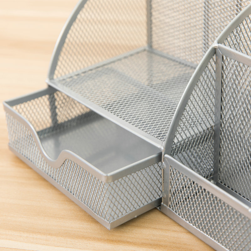 small mesh office supplies and stationary accessories desktop organizer 5