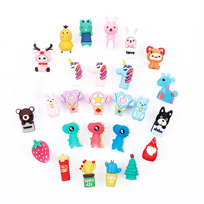 animal pencil dinosaur pen toppers clip