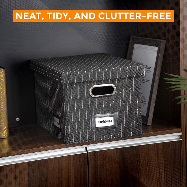 collapsible file storage organizer box 2