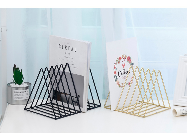 Triangle File Folder Racks and Magazine Holder