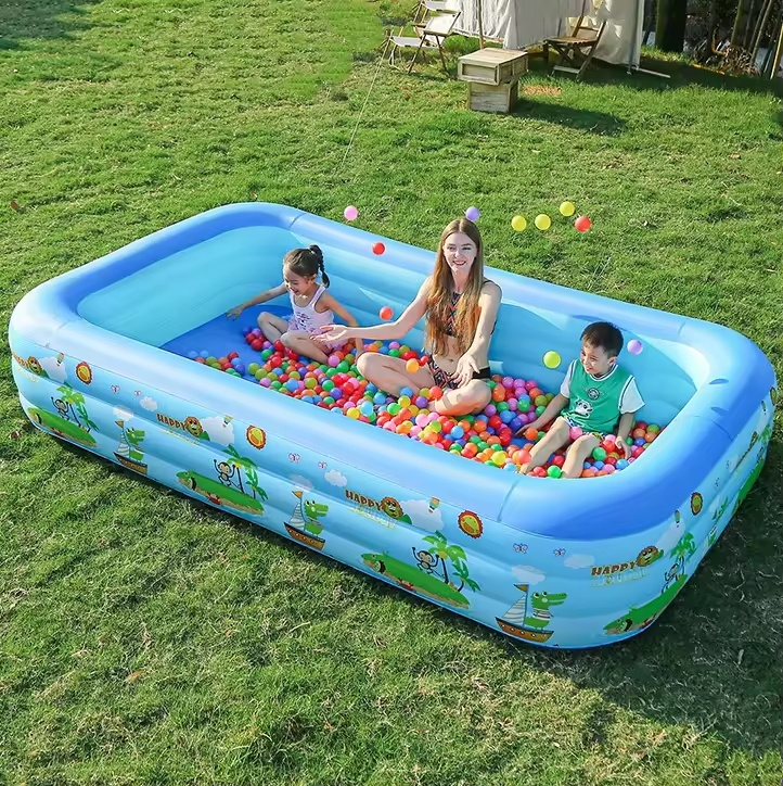 Portable Outdoor Water Pool Inflatable Rectangular